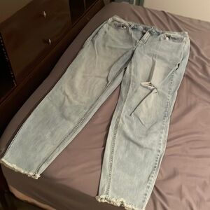 Light denim jeans